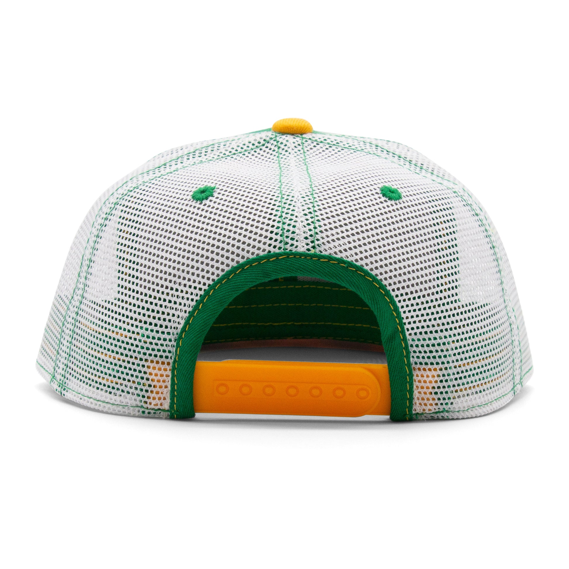 Kids Giraffe Flat Bill Hat royal back view