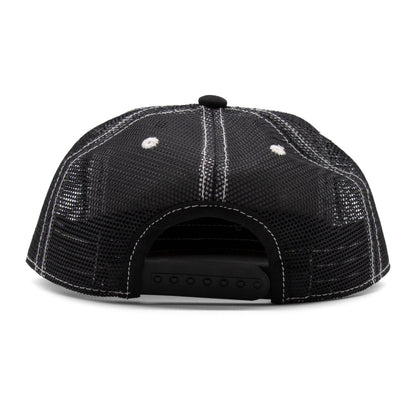 Kids Penguin Flat Bill Hat royal back view