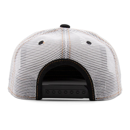 Kids Tiger Flat Bill Hat royal back view