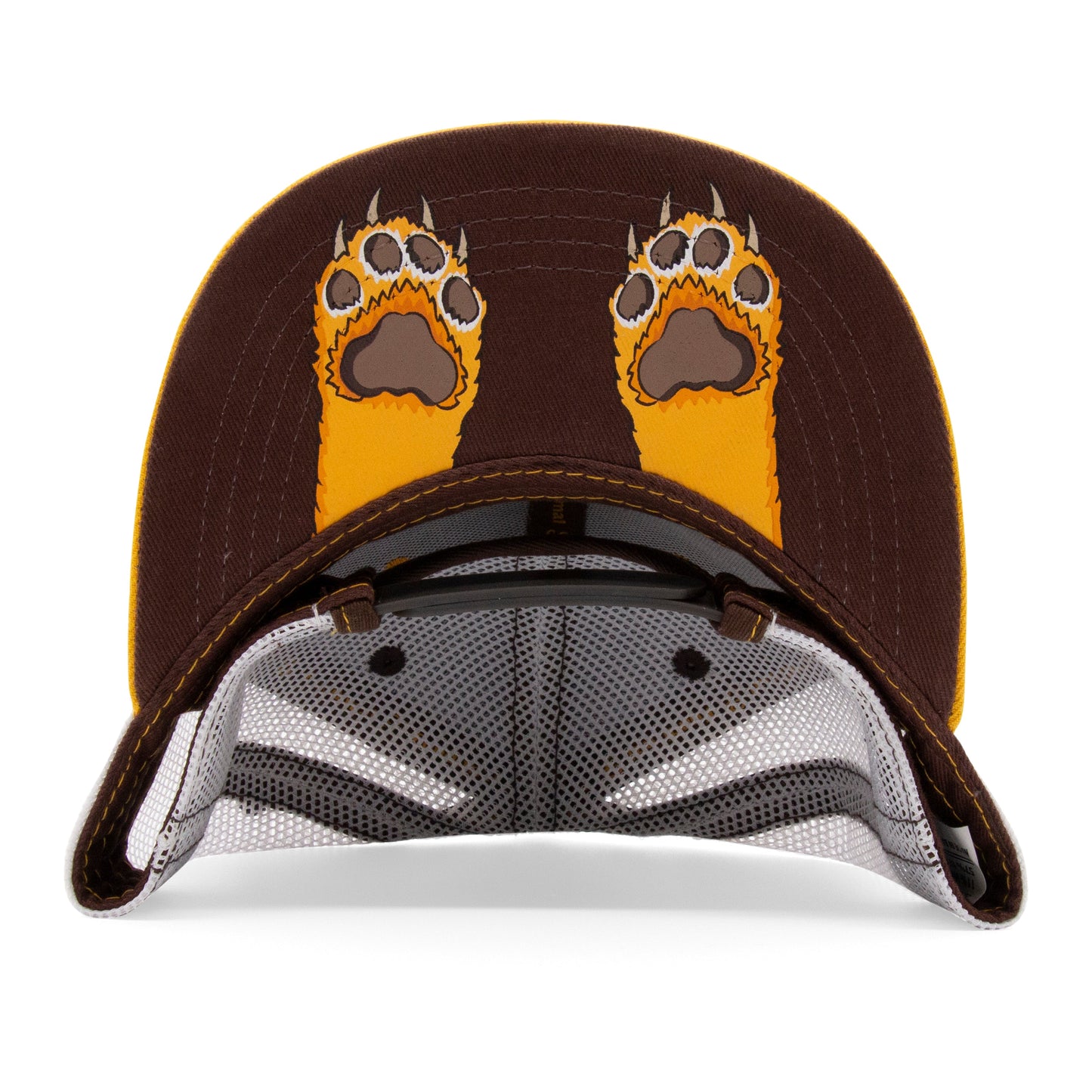 Kids Lion Flat Bill Hat royal under-brim view