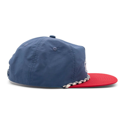 Kids Colorado Mountain Peaks Rope Hat green left side view