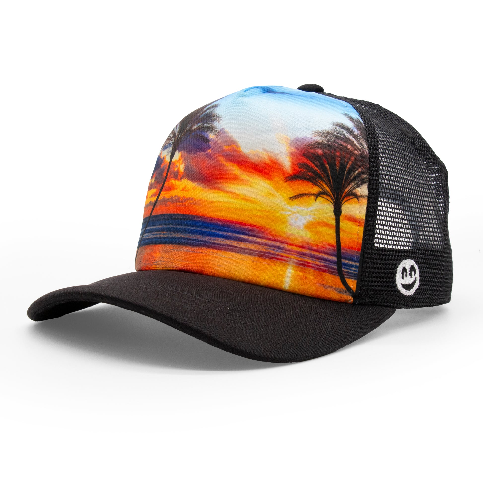 Adult Shorelight Foam Trucker Hat camouflage left side view