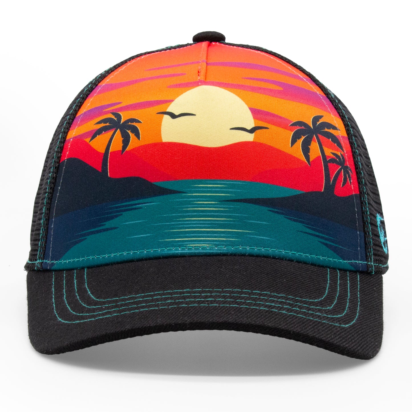 Women’s Tropical Vibes Low Pro Hat camouflage front view