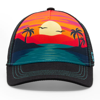 Women’s Tropical Vibes Low Pro Hat camouflage front view