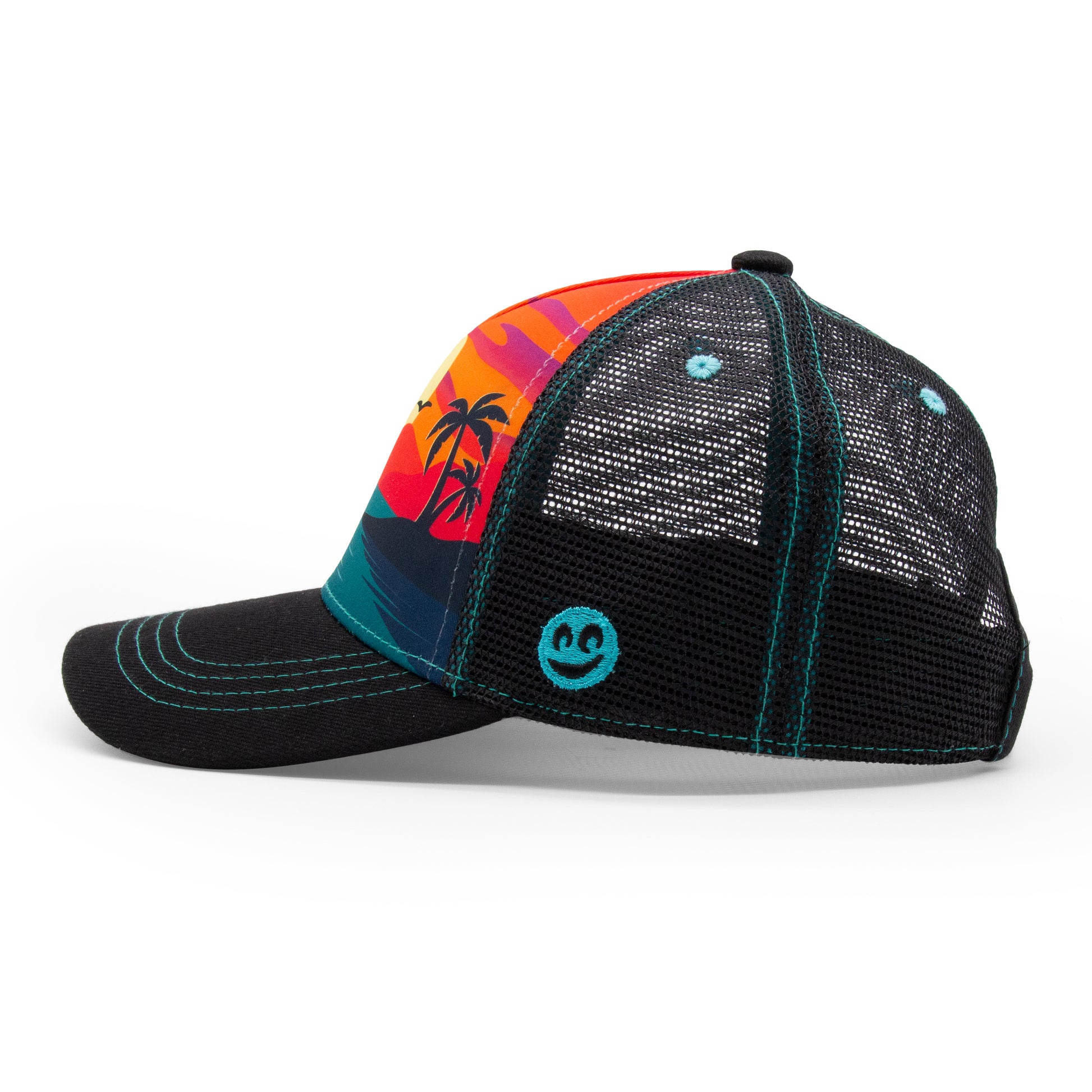 Women’s Tropical Vibes Low Pro Hat camouflage angled back view