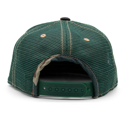 Kids Colorado All Seasons Patch Flat Bill Hat camouflage back view