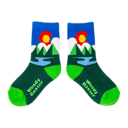 Kids Colorado Evergreen Socks royal