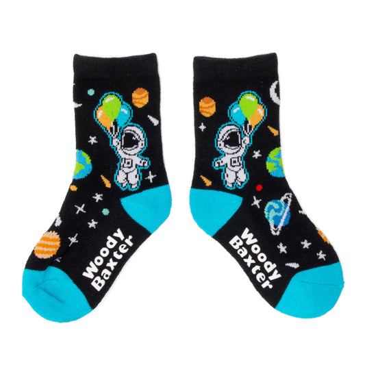Kids Astronaut Balloon Socks royal