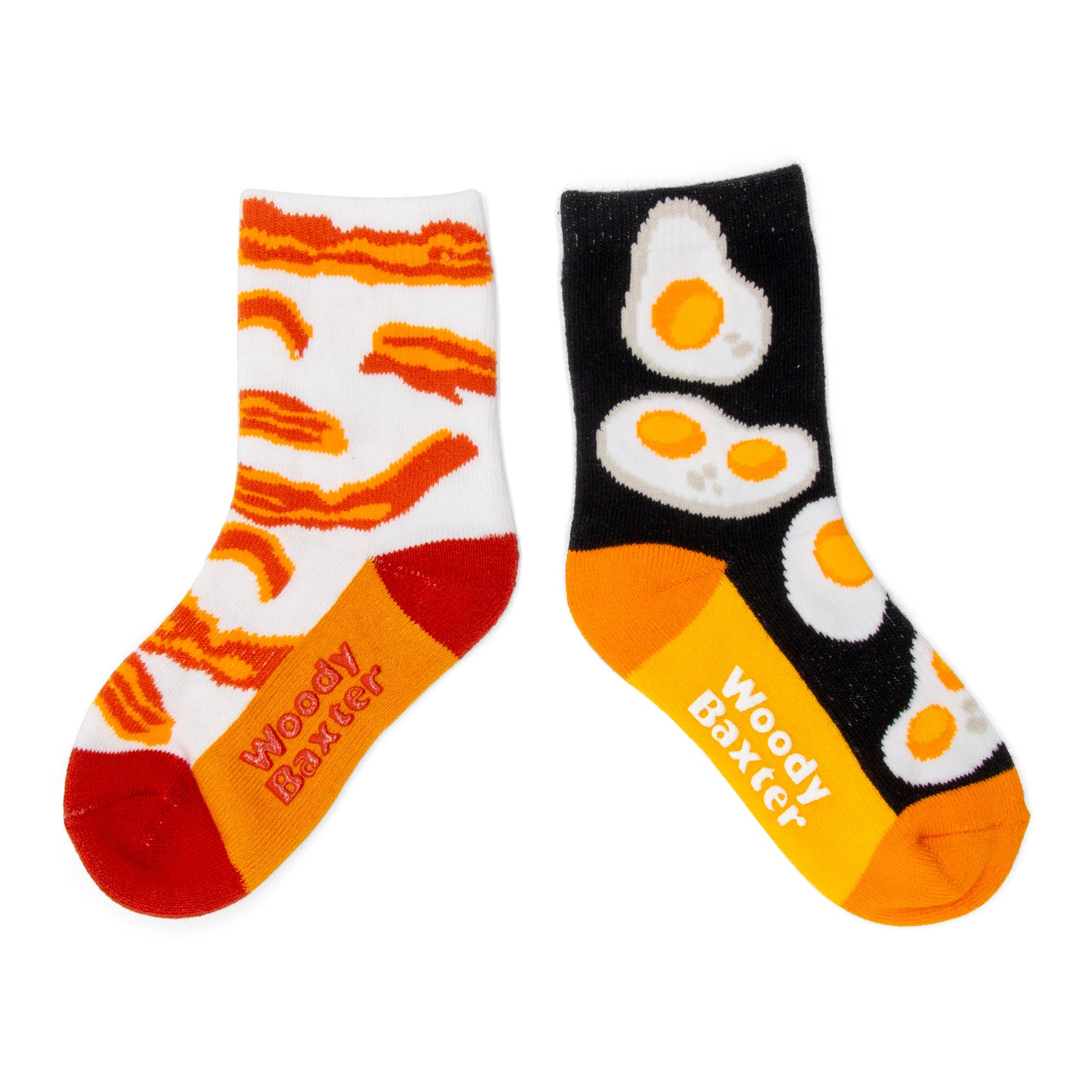 Kids Bacon & Eggs Split Pair Socks royal
