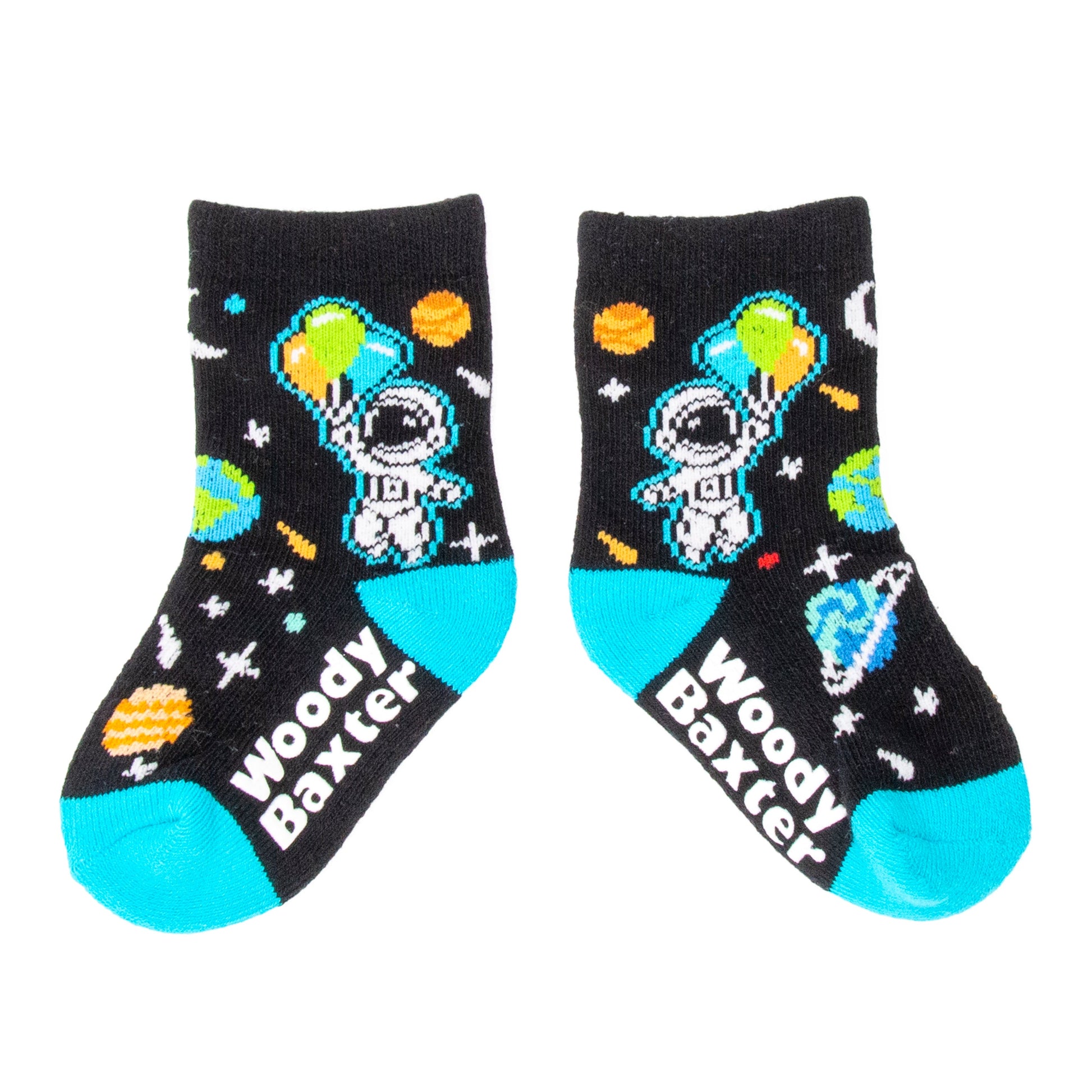 Toddler Astronaut Balloon Socks royal