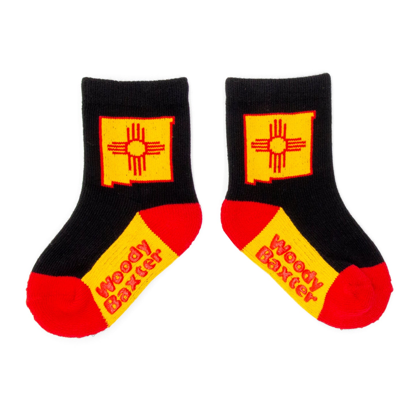 Toddler New Mexico Zia Socks black