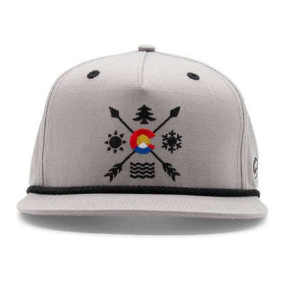 Adult Colorado All Seasons Rope Hat grey extra view 9