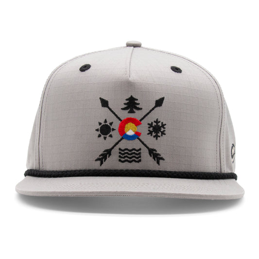 Adult Colorado All Seasons Rope Hat grey extra view 9