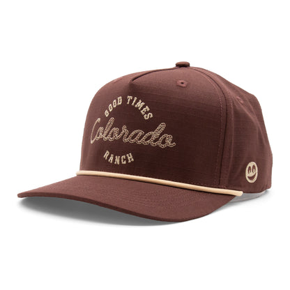 Colorado Good Times Ranch Rope Hat navy front view