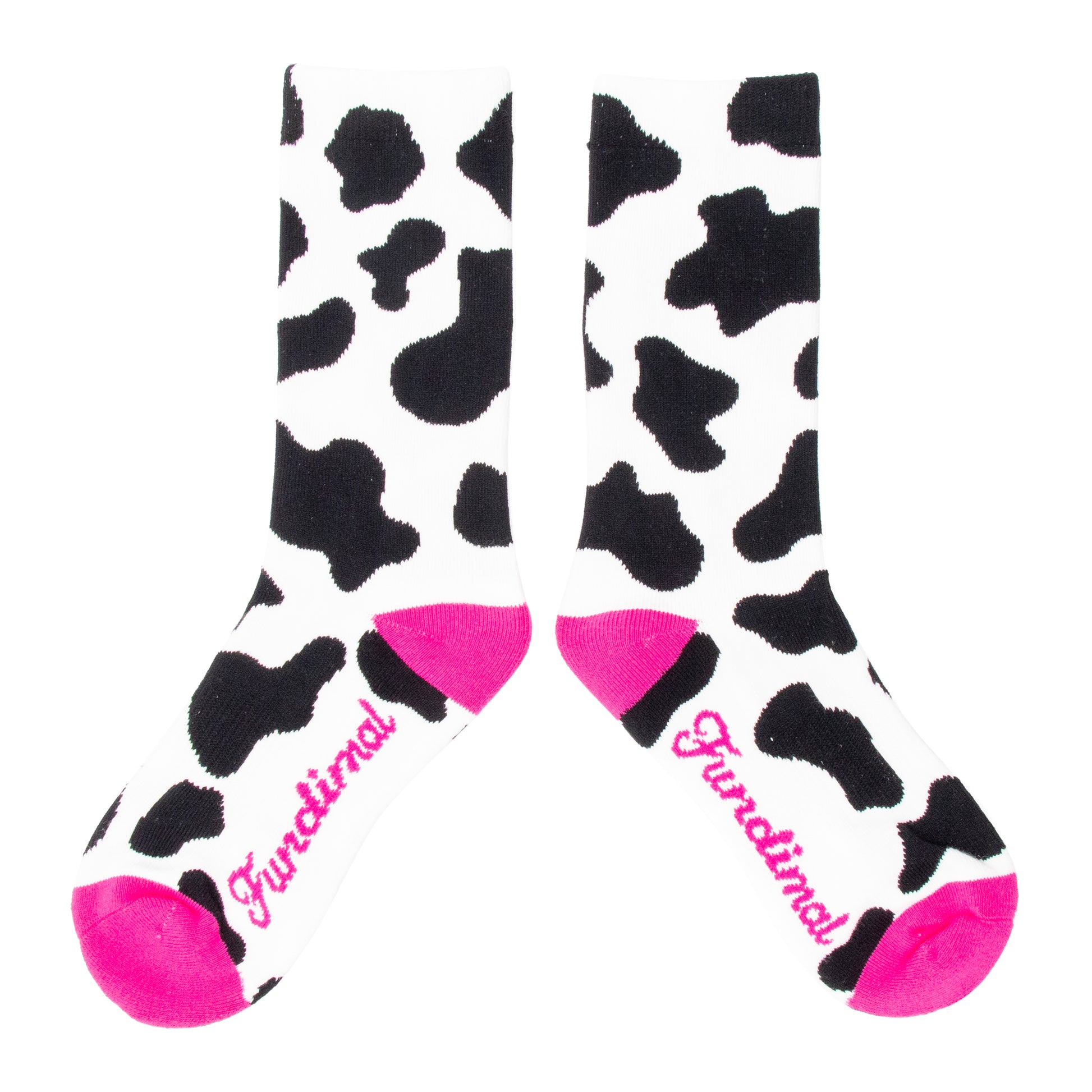 Big Kids Cow Socks royal