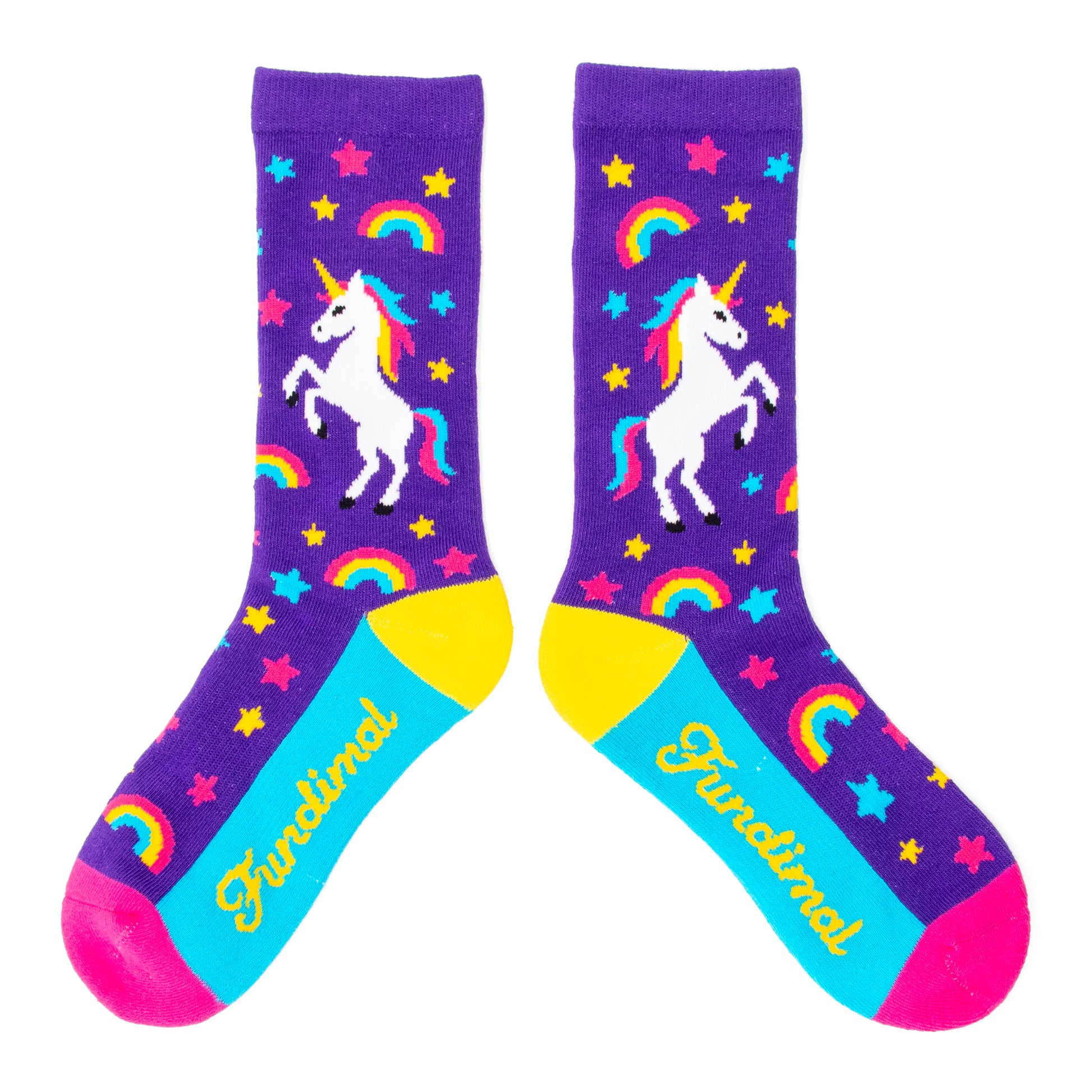 Big Kids Unicorn Socks royal