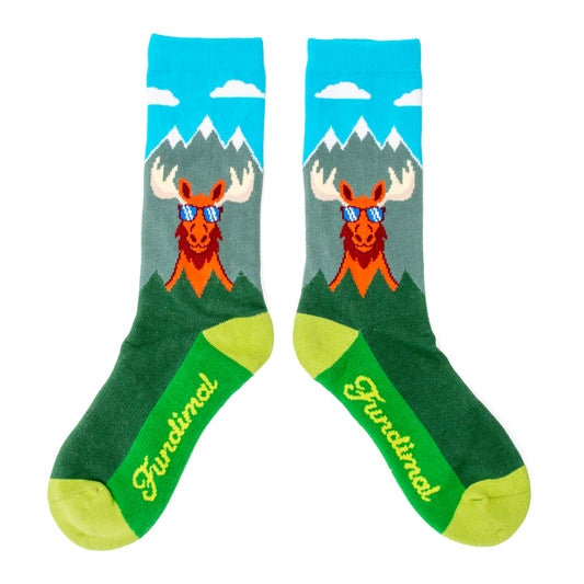 Big Kids Moose Shades Socks royal