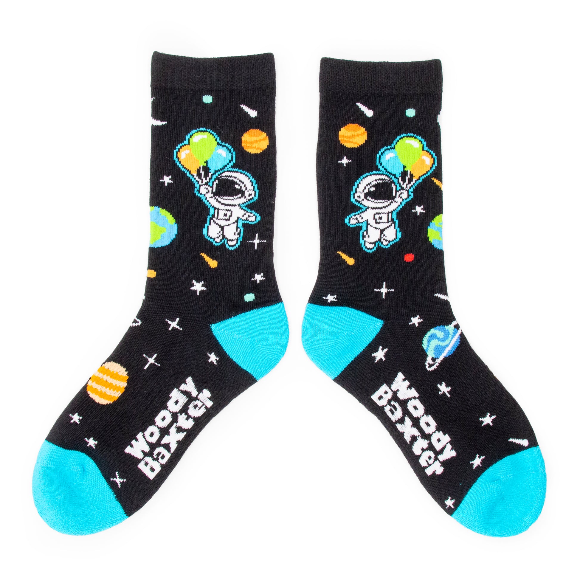 Big Kids Astronaut Balloon Socks royal