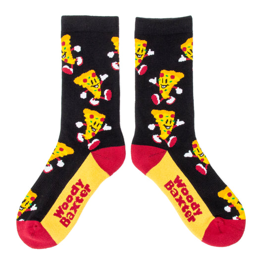 Big Kids Pizza Socks royal
