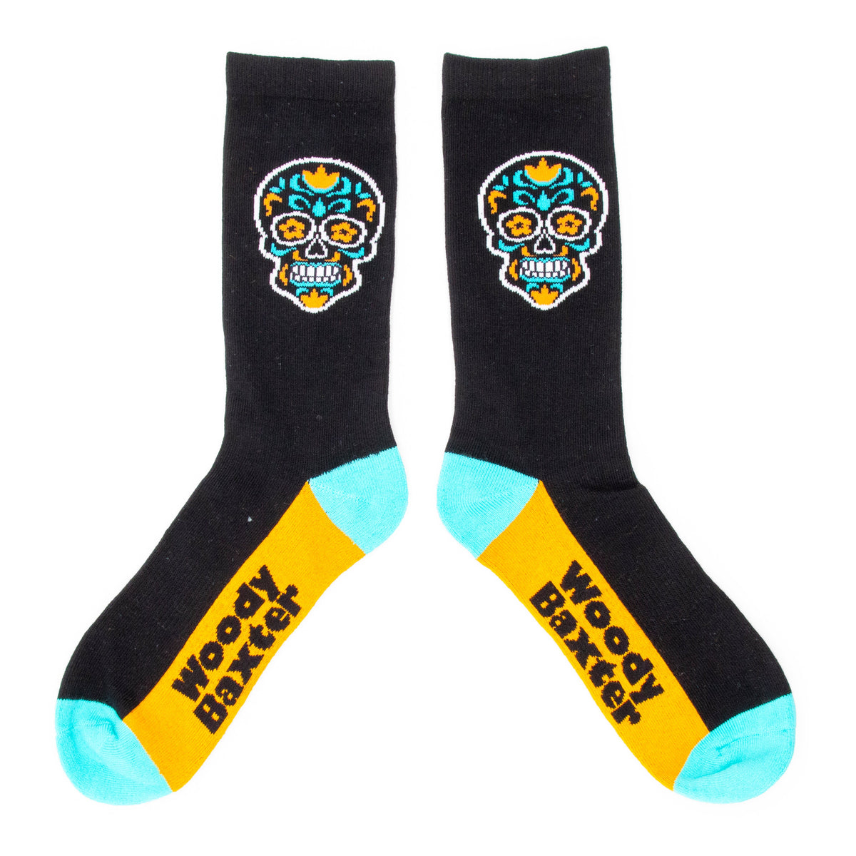 Adult Sugar Skull Socks royal