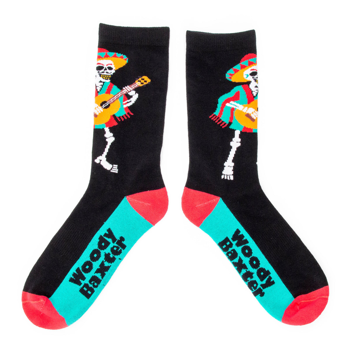 Adult Dancing Skeleton Socks royal