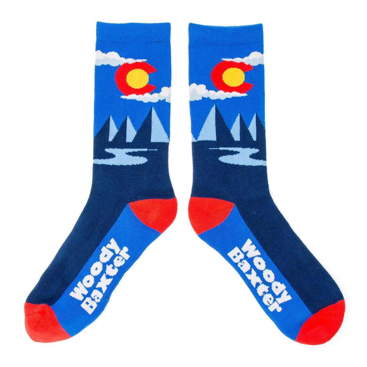 Adult Colorado Clouds Socks royal