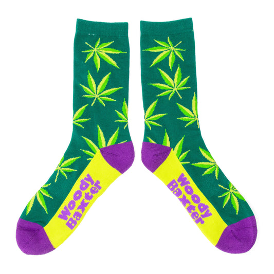 Adult Weed Socks royal