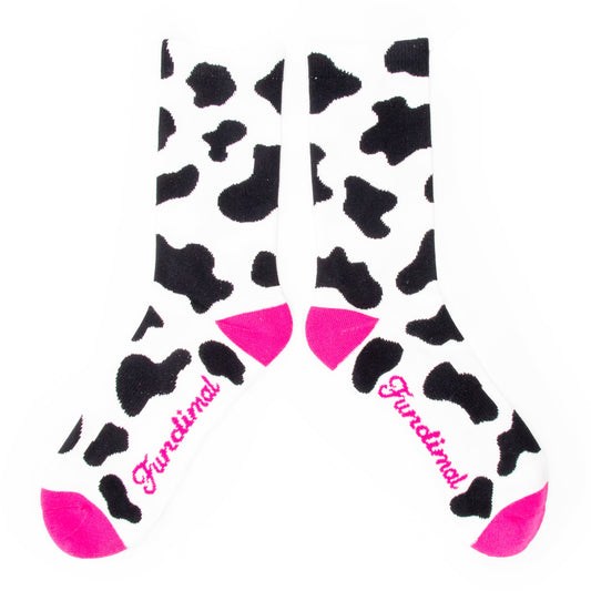 Adult Cow Socks royal