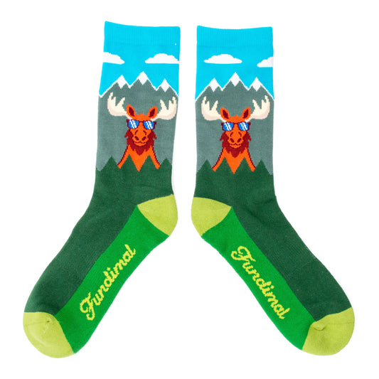 Adult Moose Shades Socks royal