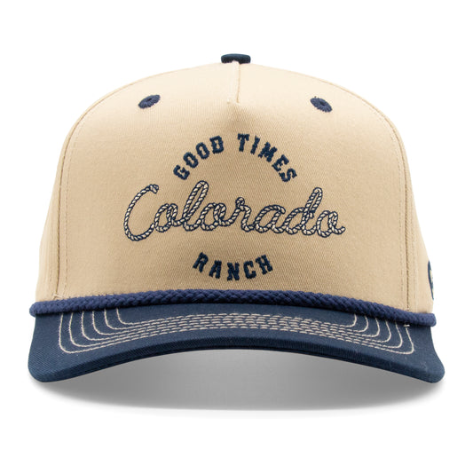 Colorado Good Times Ranch Rope Hat forest angled back view