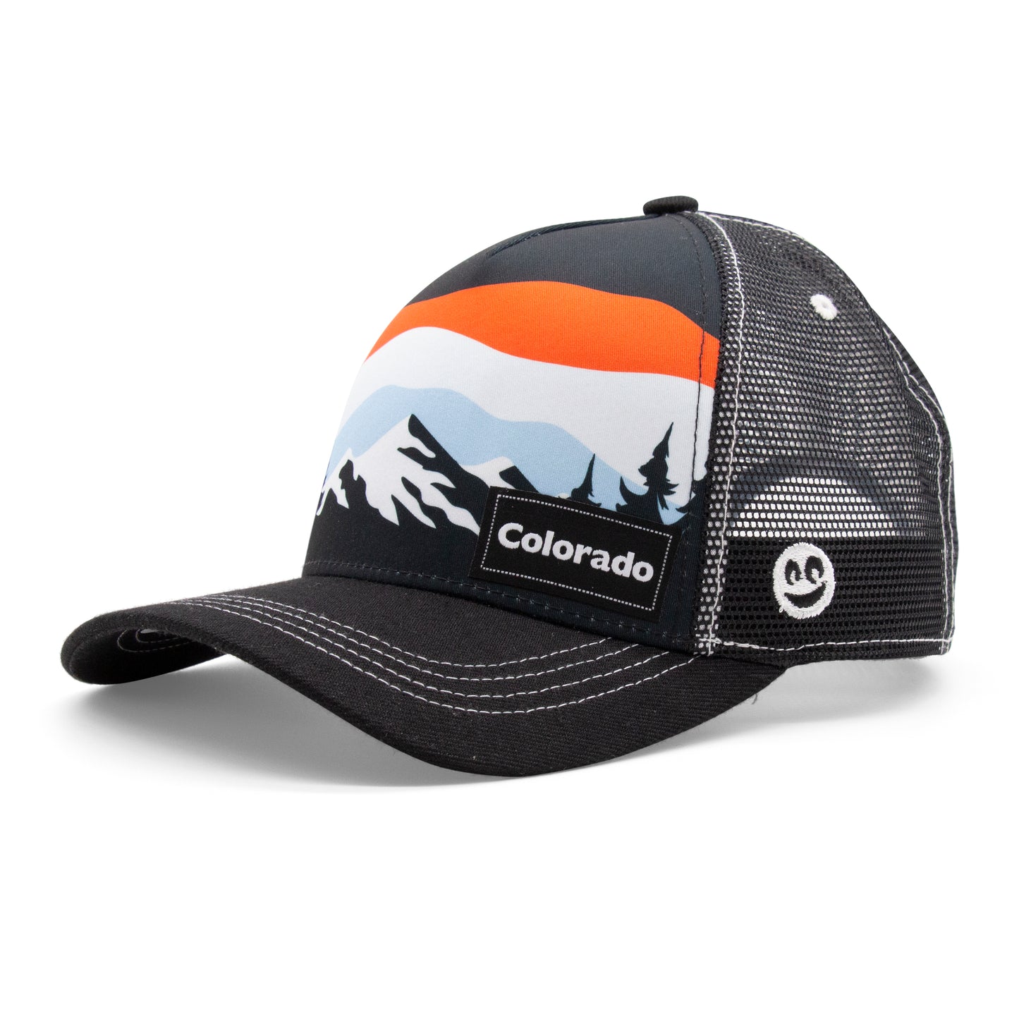 Adult Colorado Tree Tops Low Pro Hat light-blue left side view