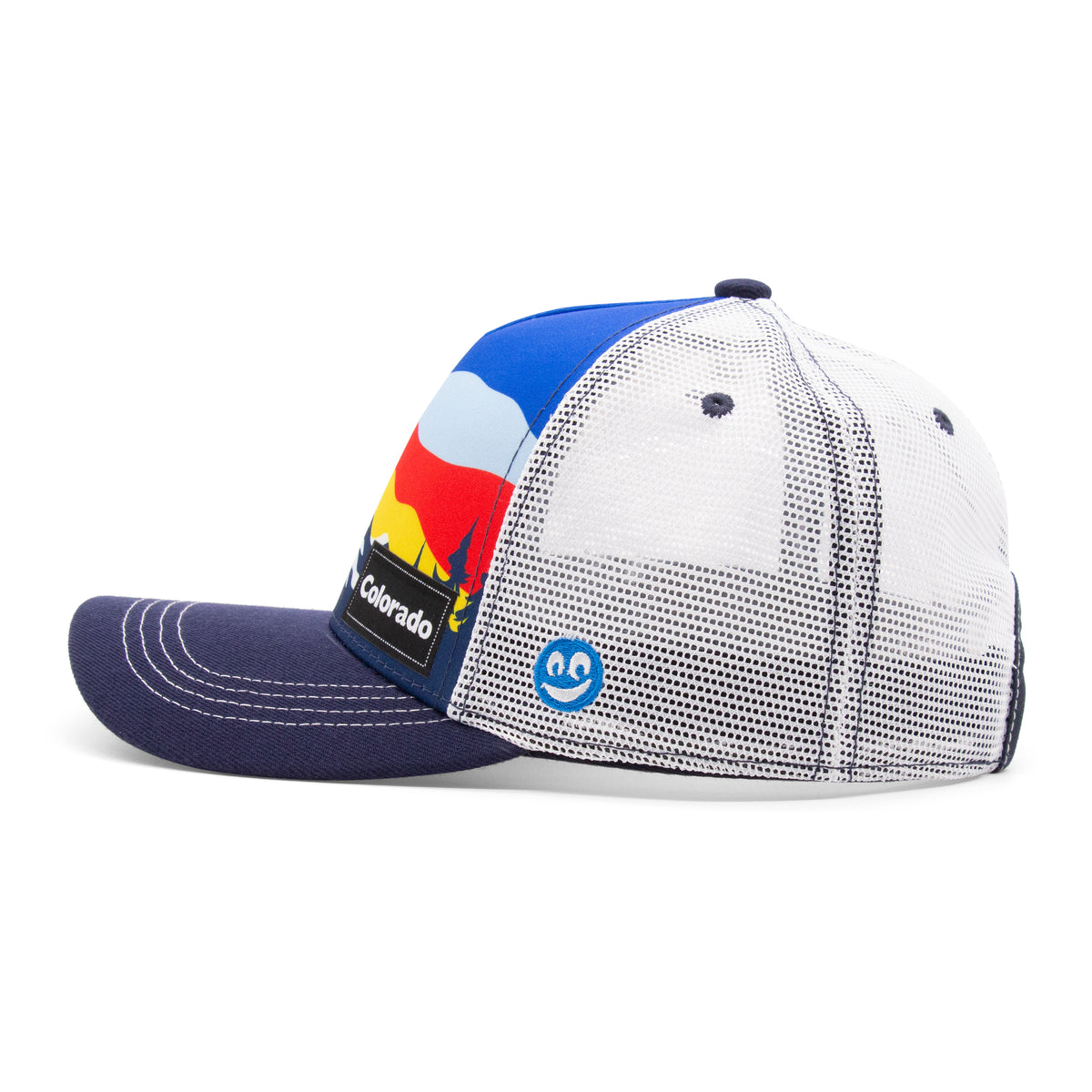 Adult Colorado Tree Tops Low Pro Hat turqouise front view