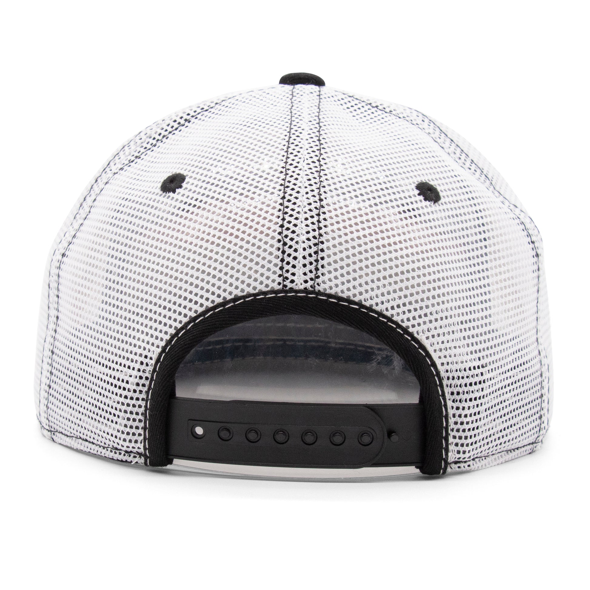 Adult Colorado Mountain Tree Tops Camper Hat navy angled back view