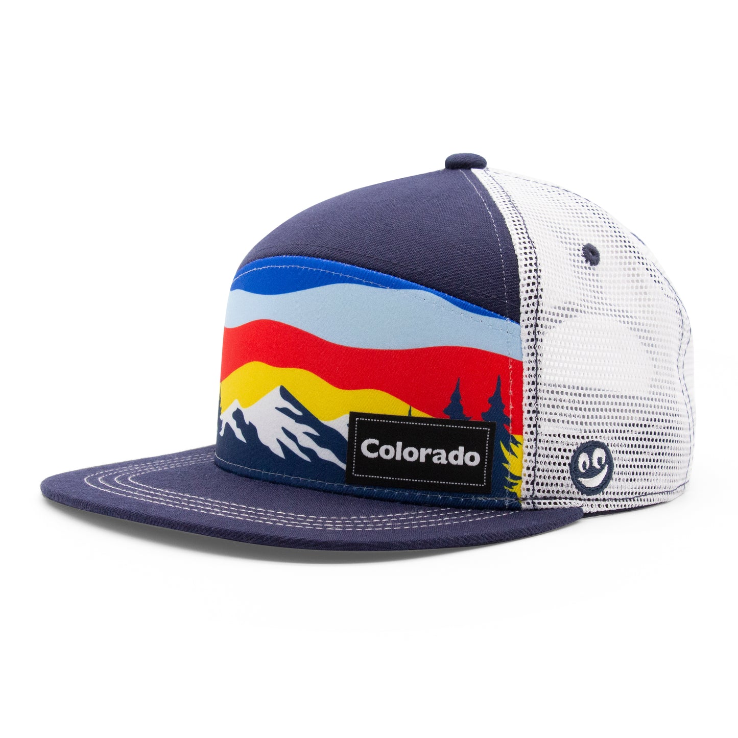 Kids Colorado Tree Tops Camper Hat left side view