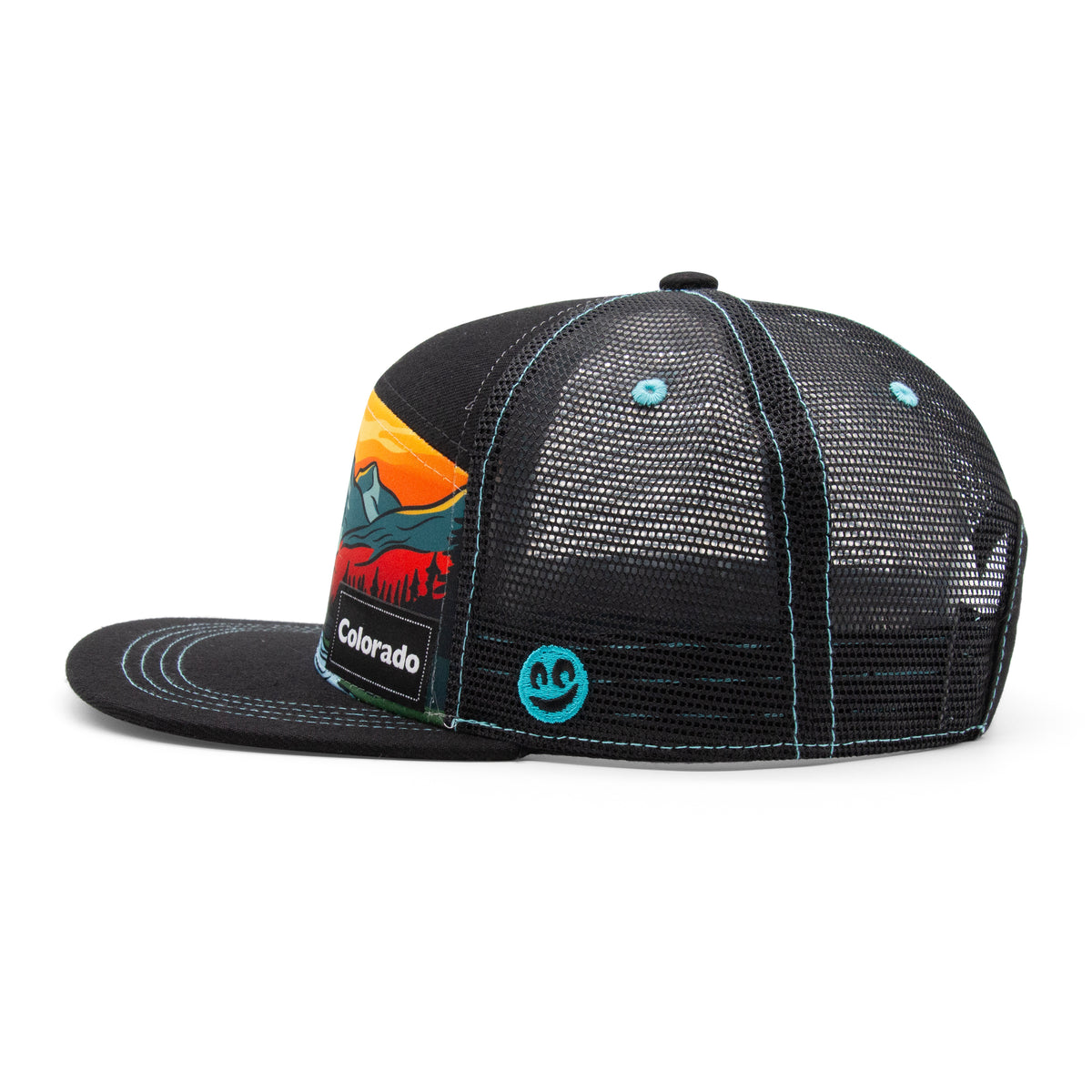 Adult Colorado Summer Strokes Camper Hat right side view