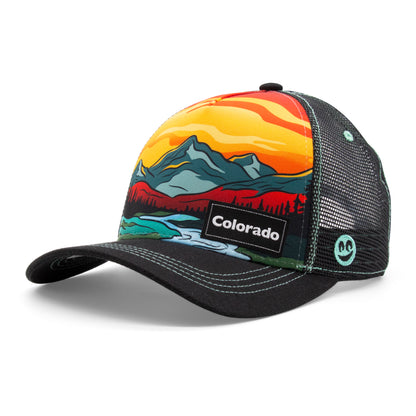 Adult Colorado Summer Strokes Low Pro Hat left side view