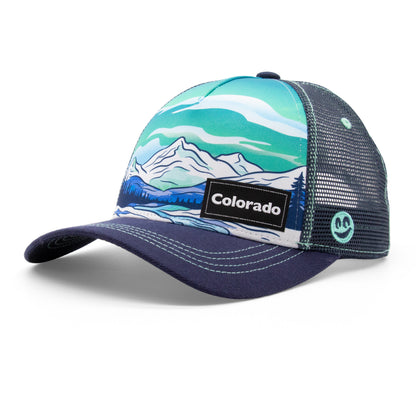 Adult Womens Colorado Winter Strokes Low Pro Hat left side view