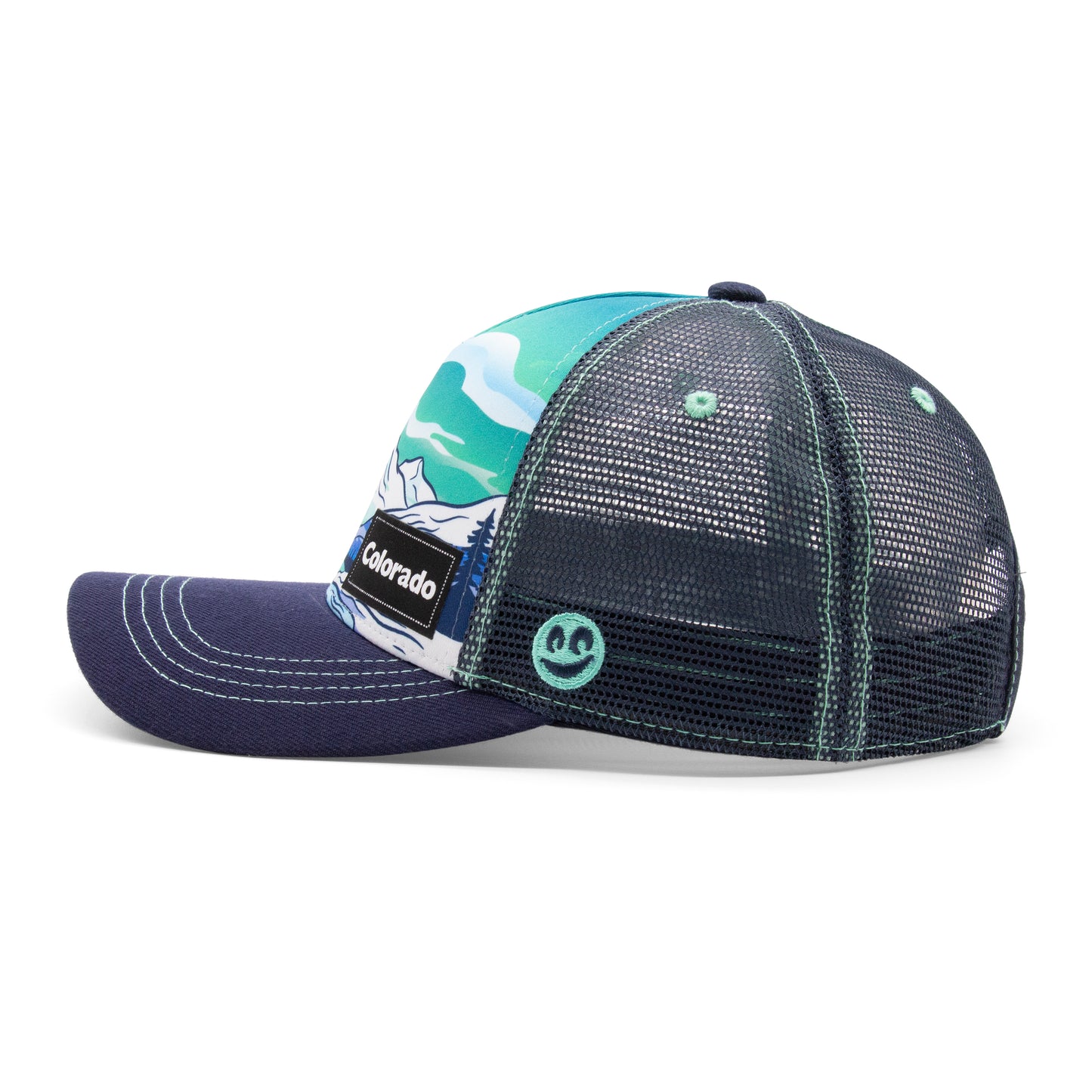 Adult Womens Colorado Winter Strokes Low Pro Hat right side view