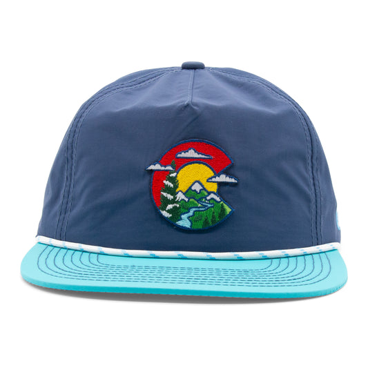 Adult Colorado Clouds Rope Hat light-blue extra view 13