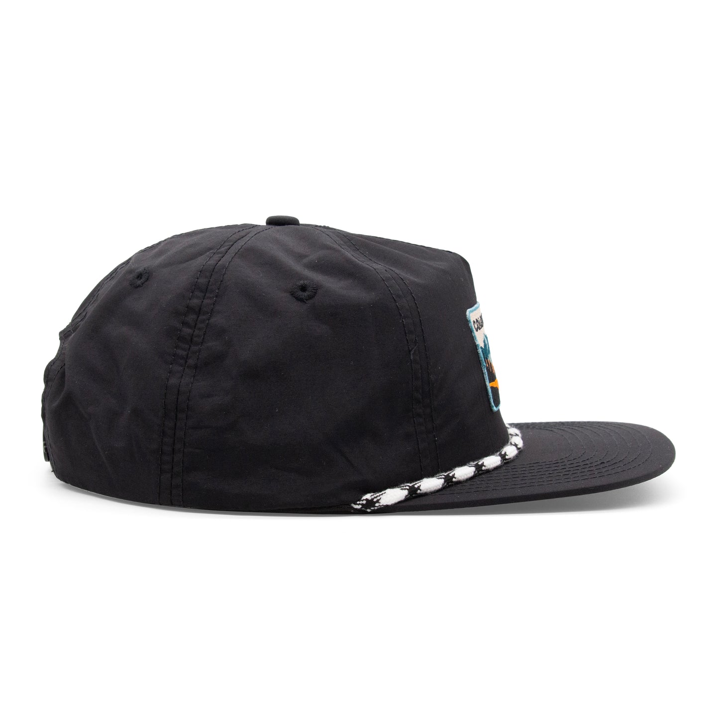 Adult Colorado Mountain Patch Rope Hat black extra view 8