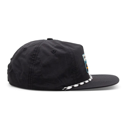 Adult Colorado Mountain Patch Rope Hat black extra view 8