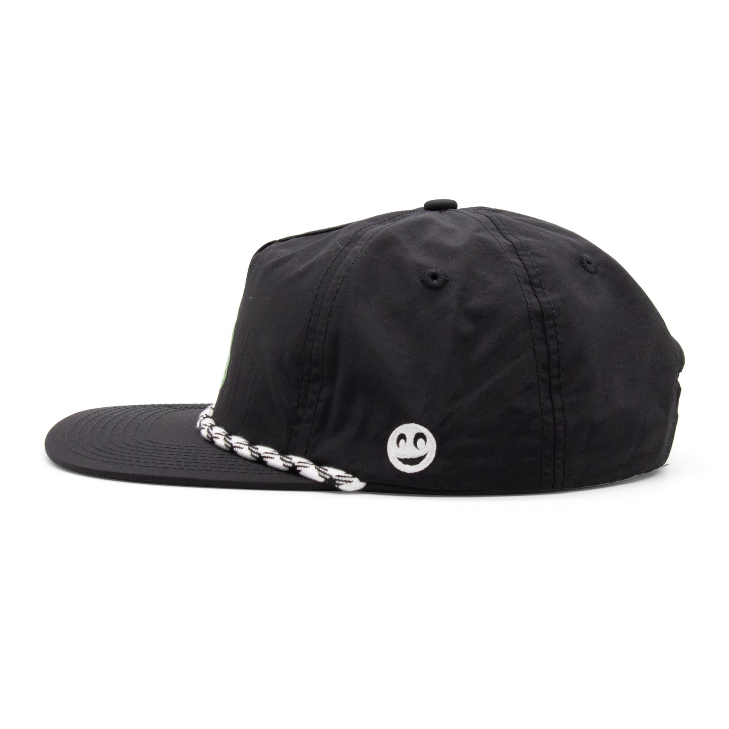 Kids Astronaut Rope Hat neon-green left side view