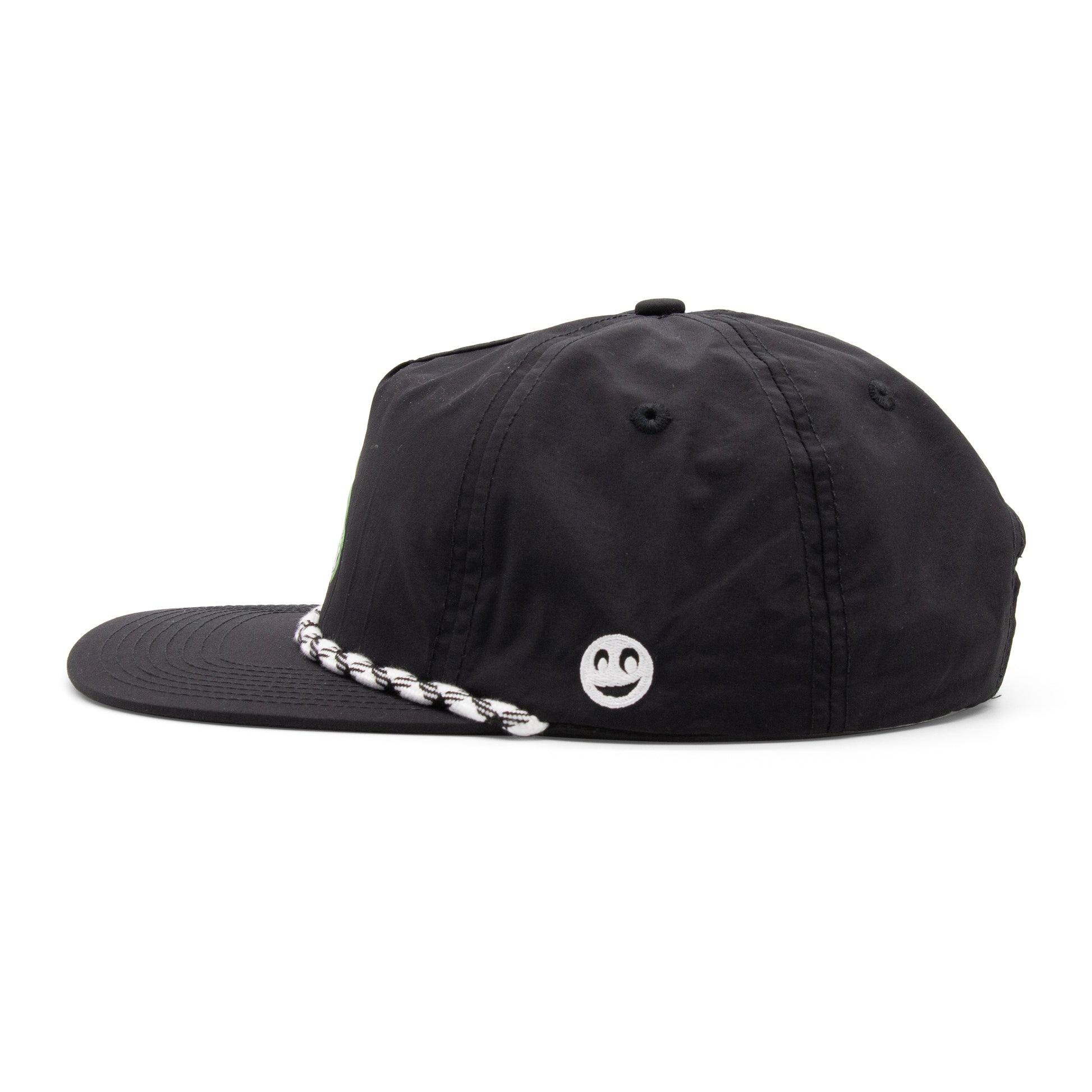 Kids Astronaut Rope Hat neon-green left side view