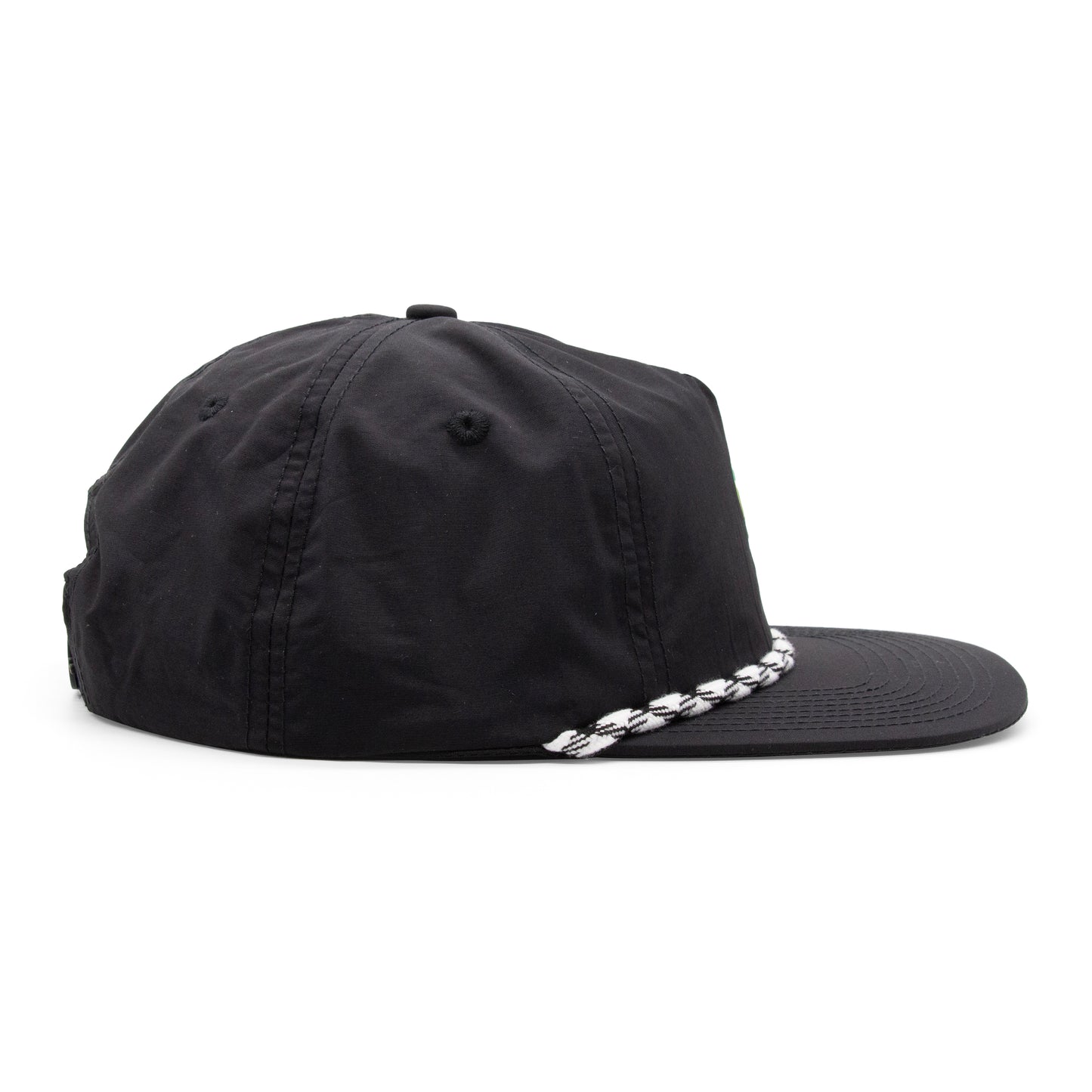 Kids Astronaut Rope Hat neon-green right side view