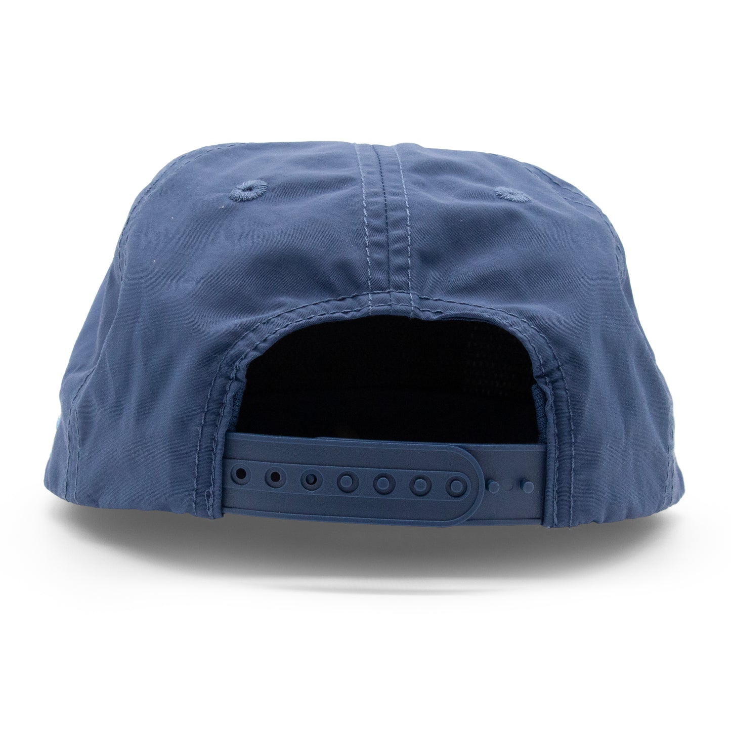 Kids Colorado Mountain Patch Rope Hat black angled back view