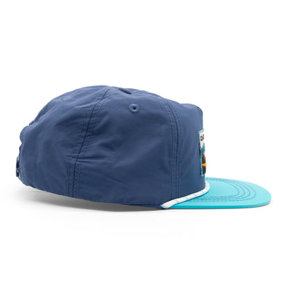 Kids Colorado Mountain Patch Rope Hat black right side view