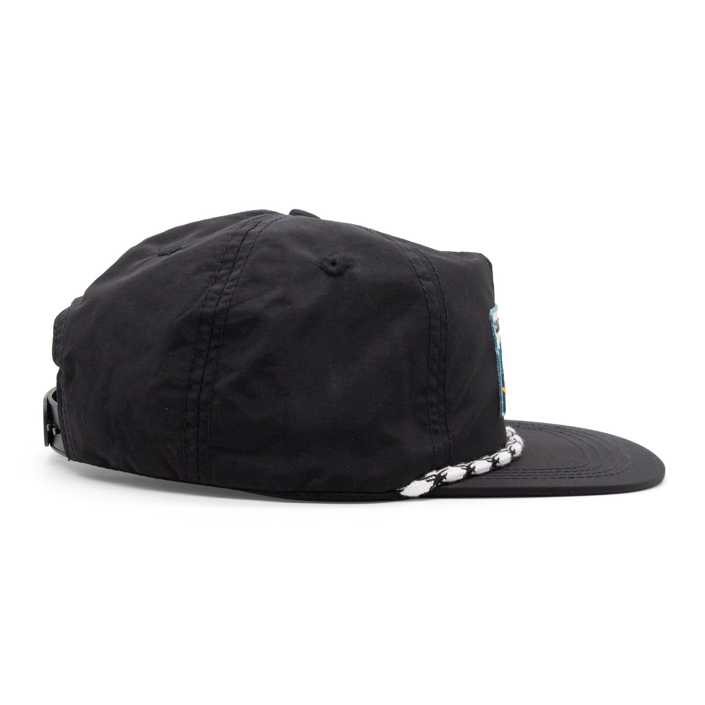 Kids Colorado Mountain Patch Rope Hat black extra view 8