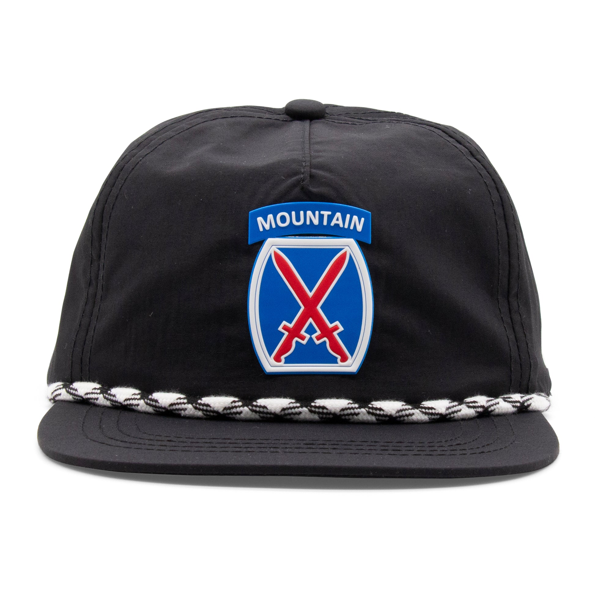 Kids Colorado 10th Mountain Division Rope Hat black extra view 9
