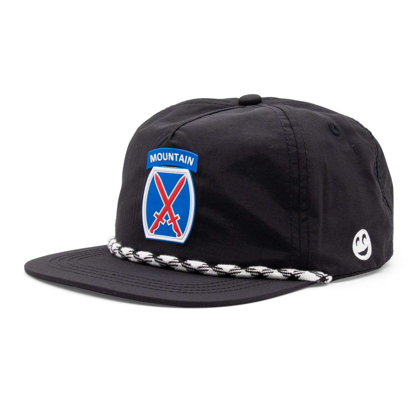 Kids Colorado 10th Mountain Division Rope Hat black extra view 10