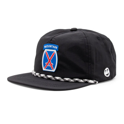 Kids Colorado 10th Mountain Division Rope Hat black extra view 10